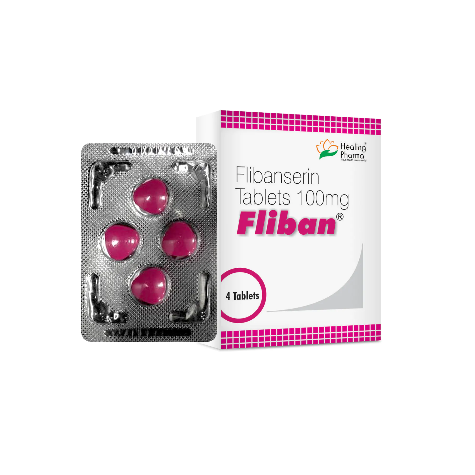 Flibanserin 100mg tablet